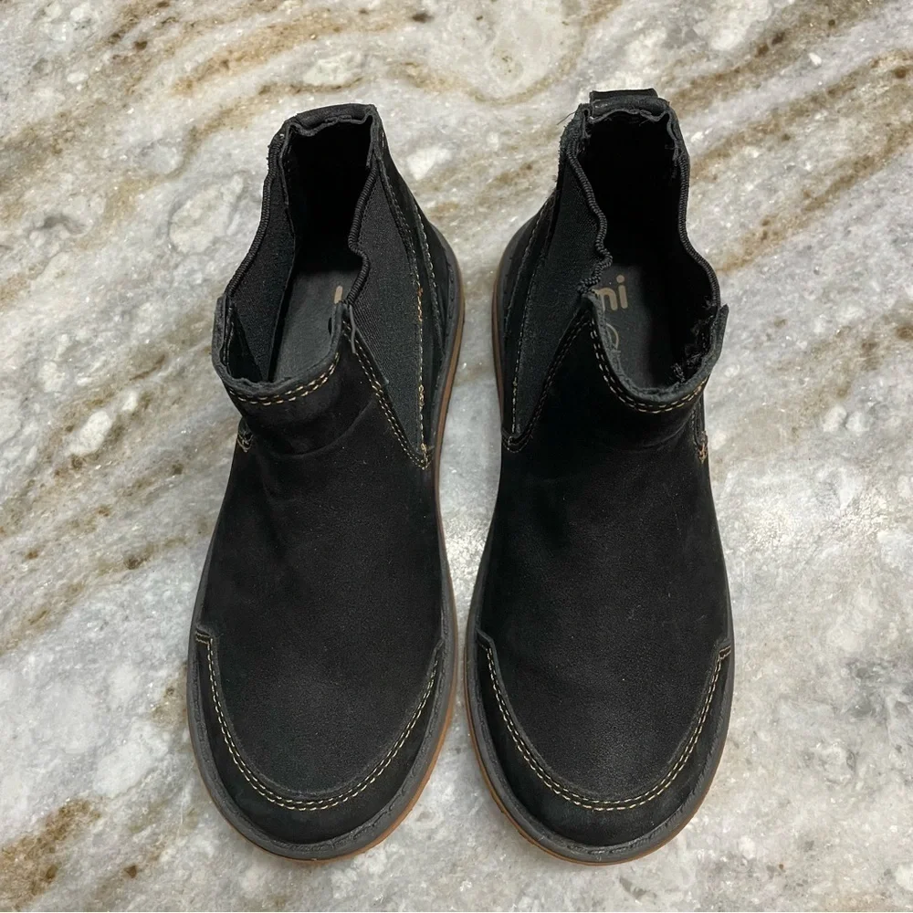 Umi “Dallas” Black Suede Boots Kids Size 12